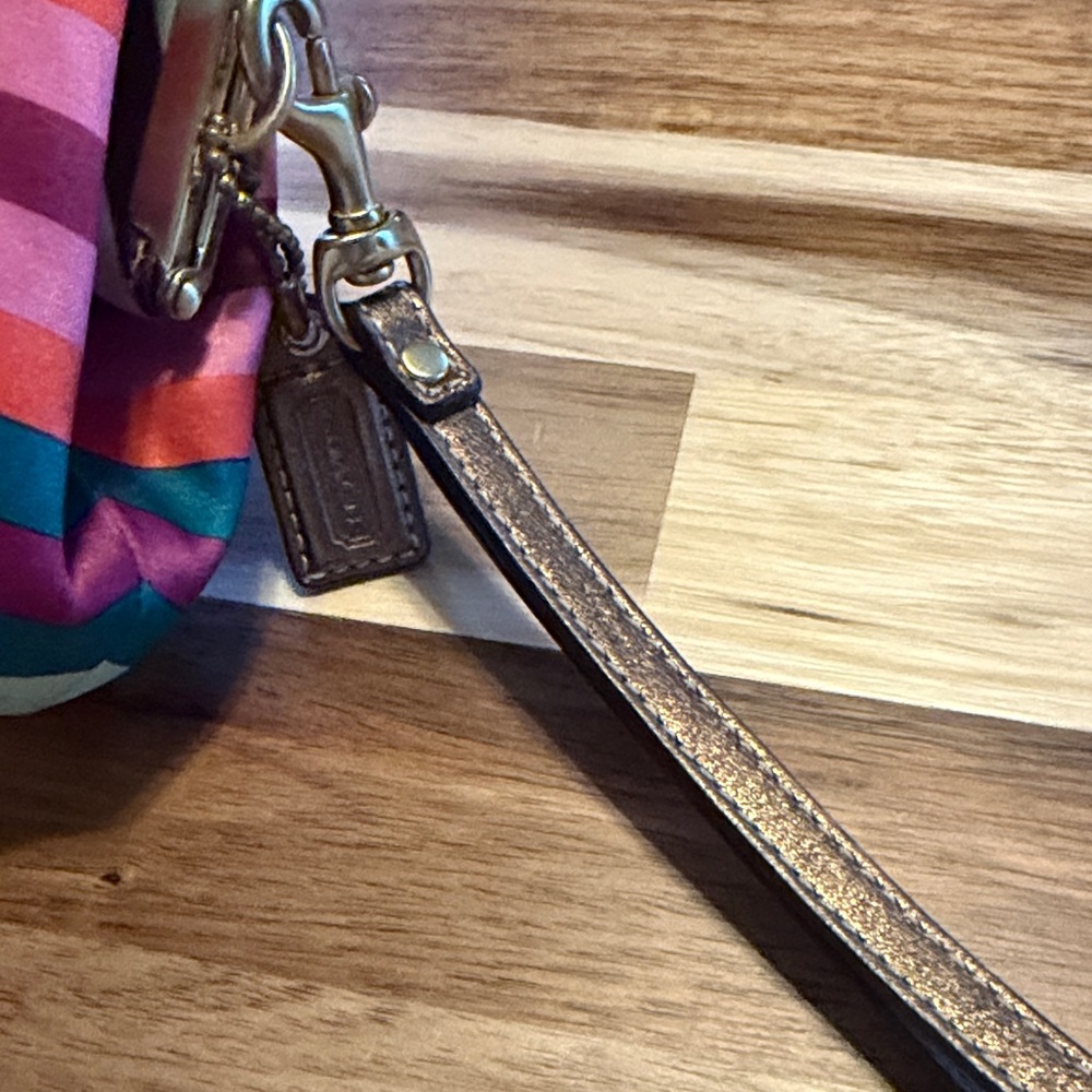 Coach Legacy Multicolor Striped Women's Bag - Picture 7 of 13